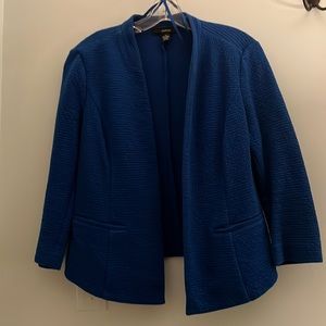 Alfani cobalt knit jacket